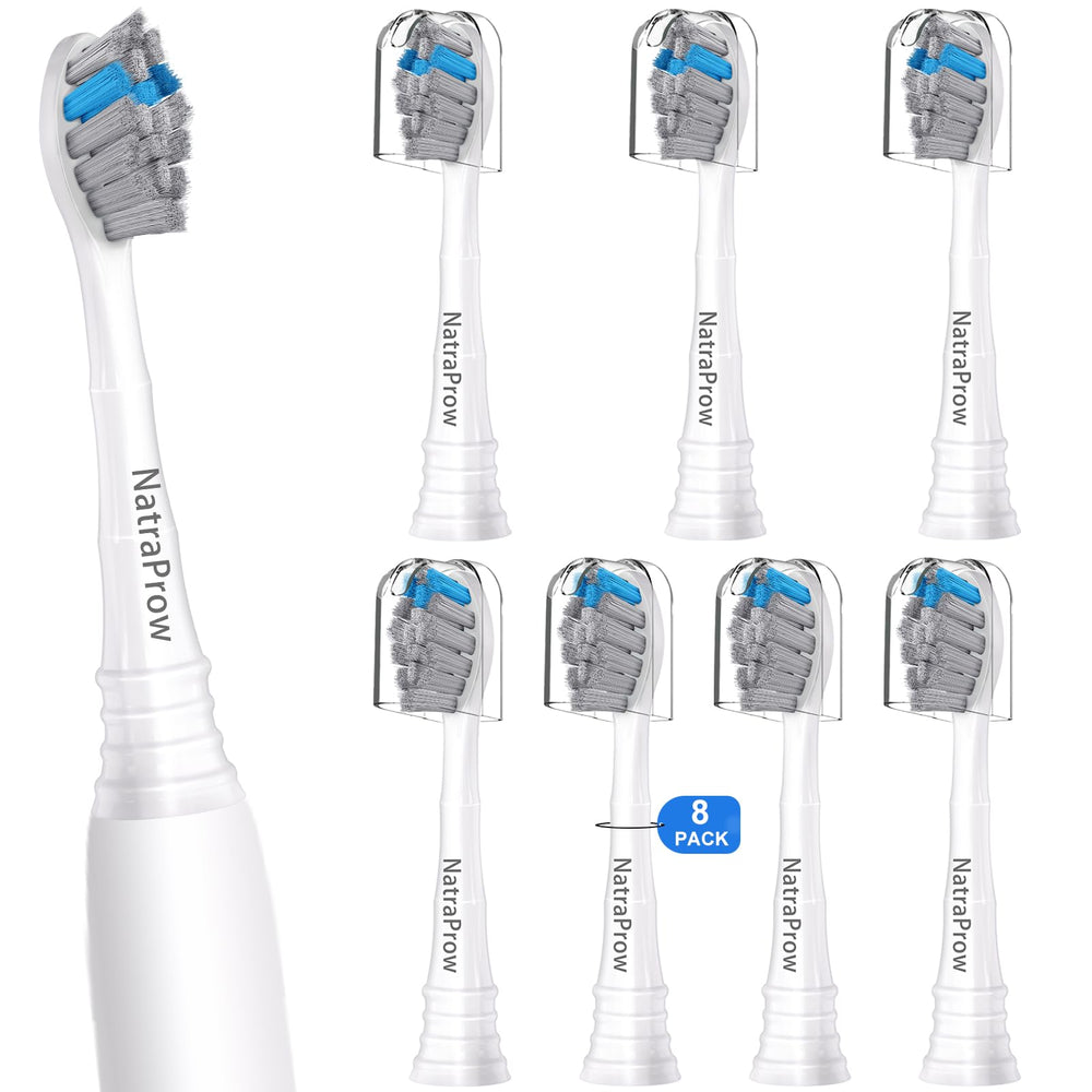 Philips Sonicare replacement brush heads in charcoal and blue (8 count)