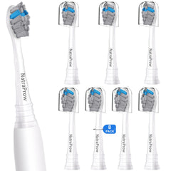 Philips Sonicare replacement brush heads in charcoal and blue (8 count)