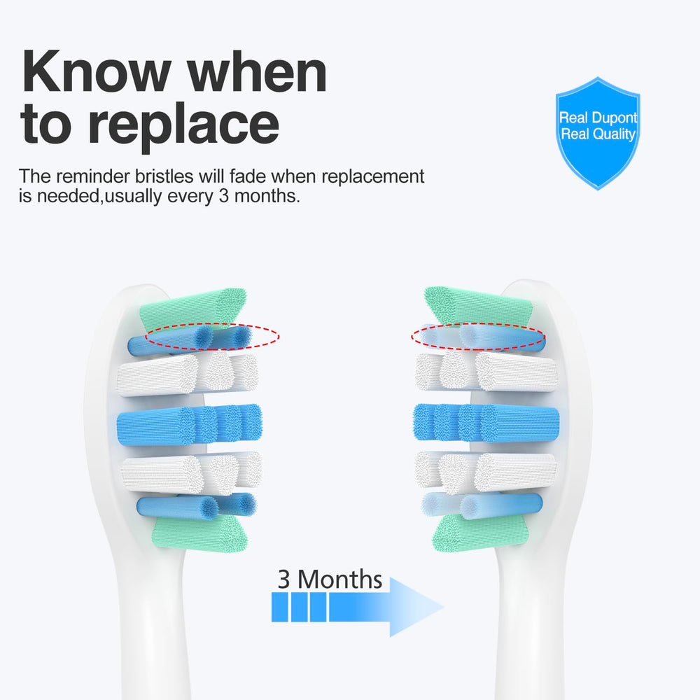 Anti slip internal mechanism of Sonicare replacement heads