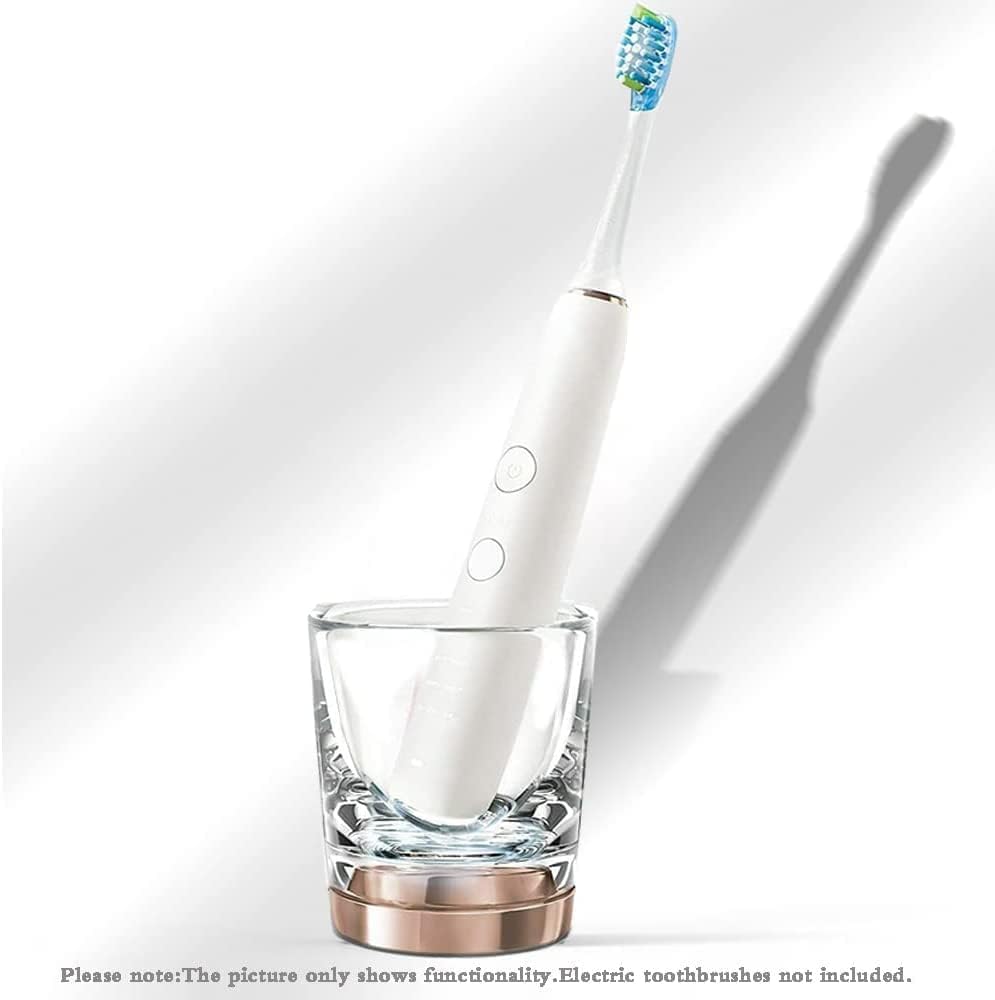 Charger base and glass cup for Philips SoniCare Smart 9300/9500/9700 series toothbrush