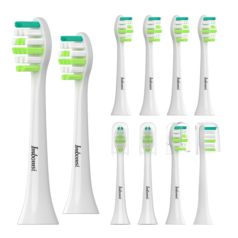 10-pack Philips Sonicare replacement brush heads in packaging
