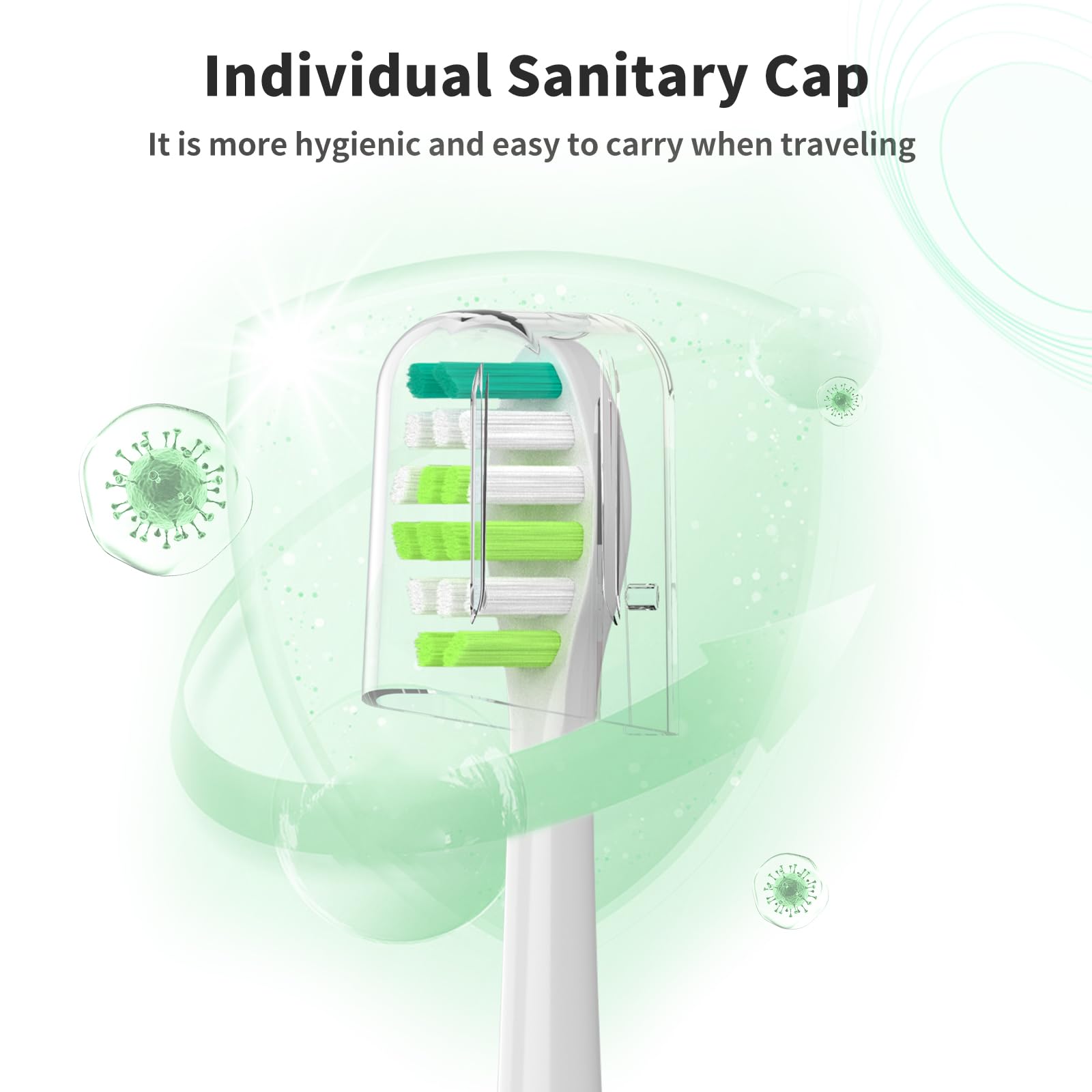 Value 10-pack replacement heads for long-term Sonicare use
