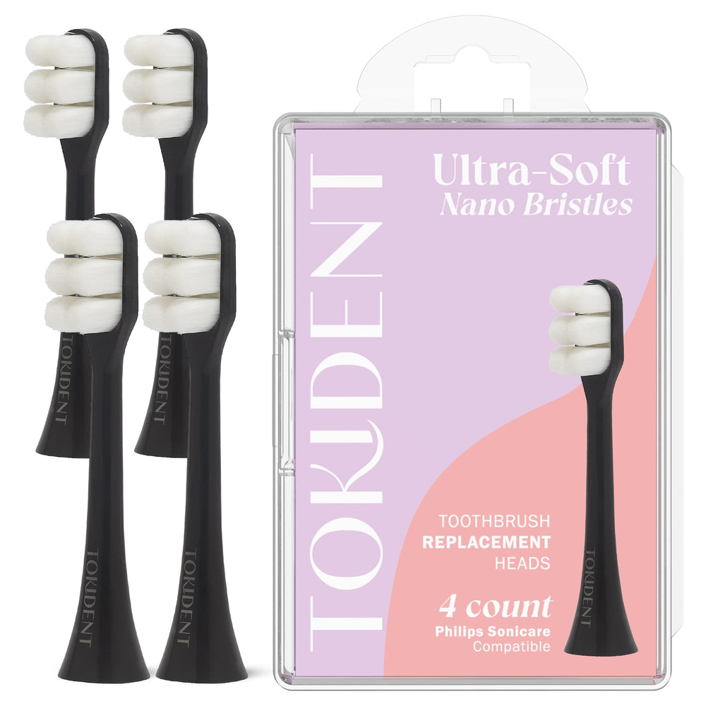 Philips Sonicare replacement brush head with ultra-soft nano bristles