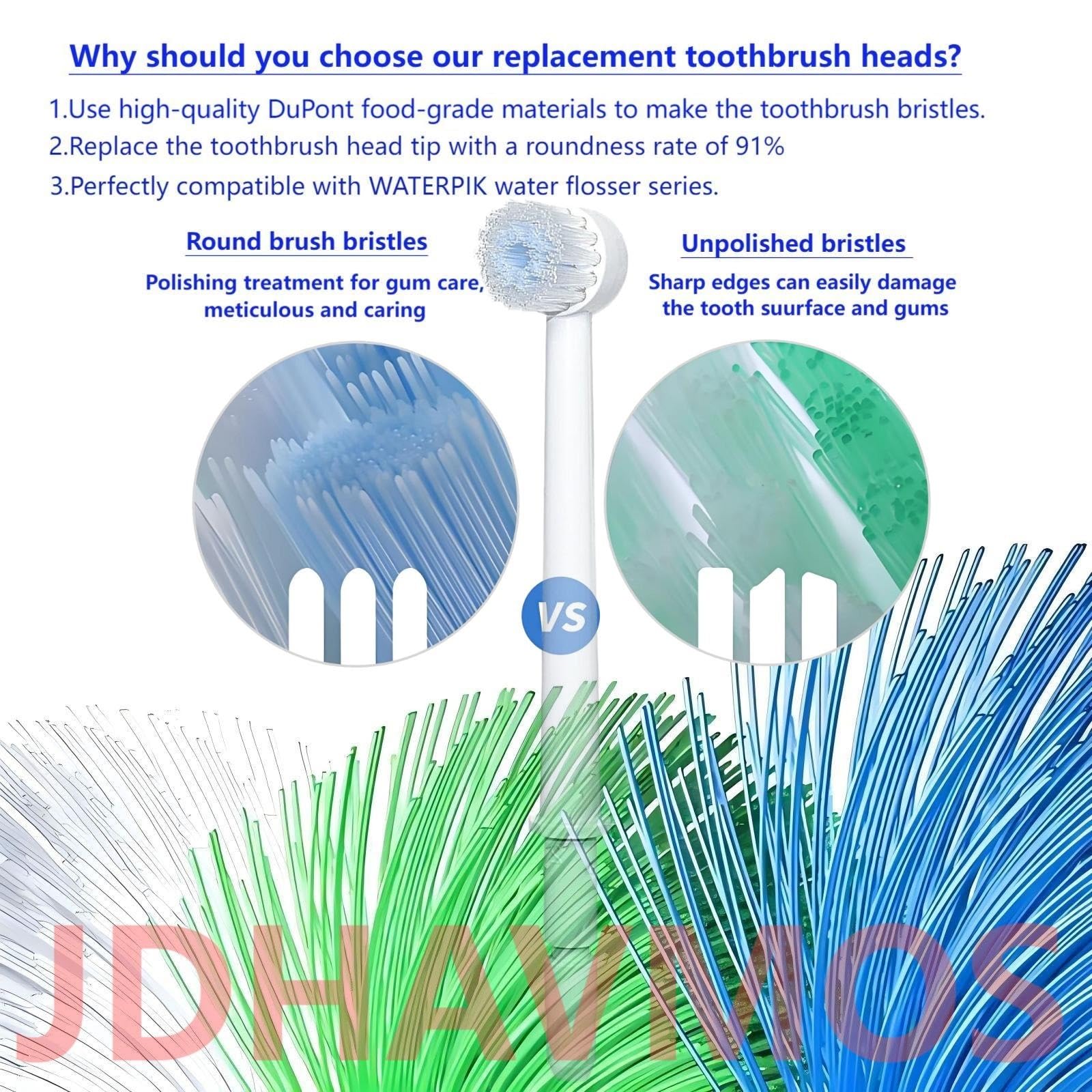 Five-pack Waterpik replacement heads for WP-series