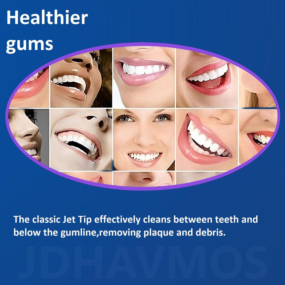 Waterpik compatible toothbrush head set showing compatibility