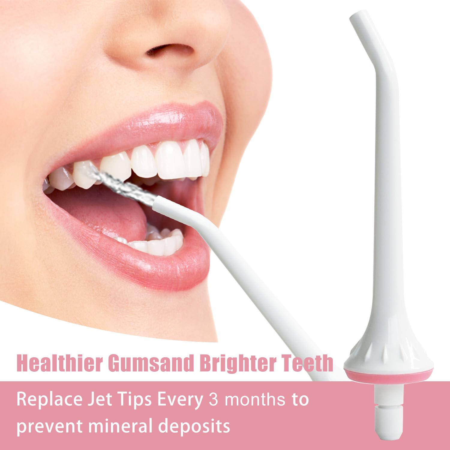 Customer support for water flosser tips