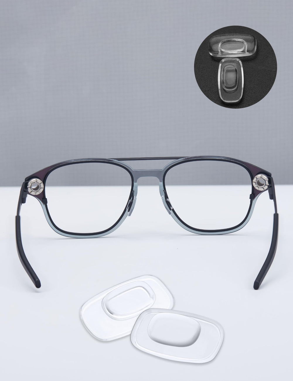 Pack of 30 pairs of replacement nose pads for various frames