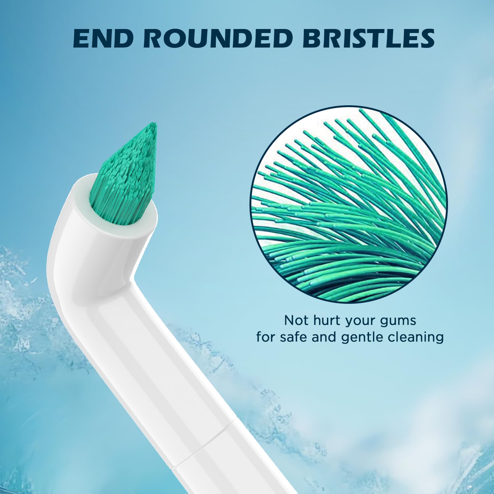Includes five replacement heads for long-lasting use