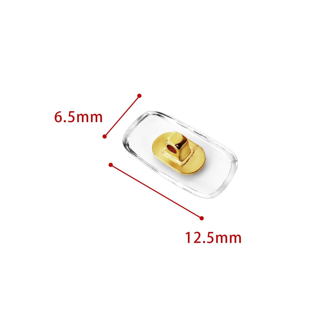 Replacement MontBlanc nose pads with screwdriver and screws