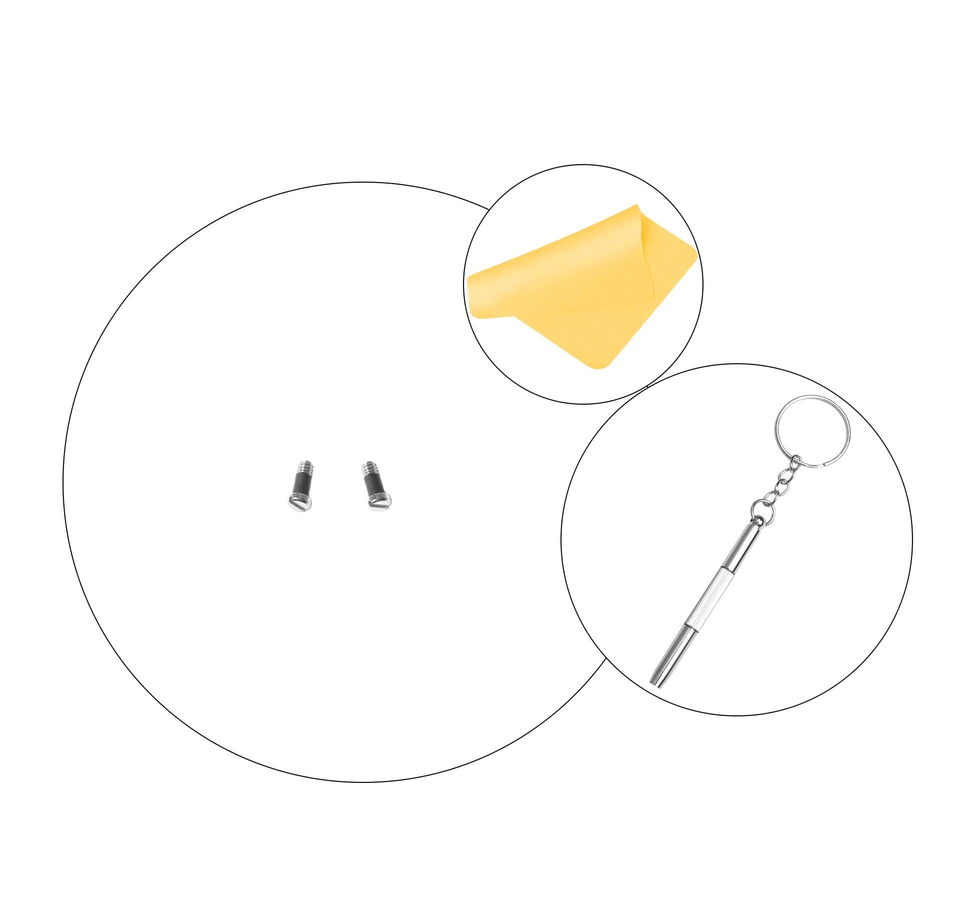 Screwdriver included for easy installation