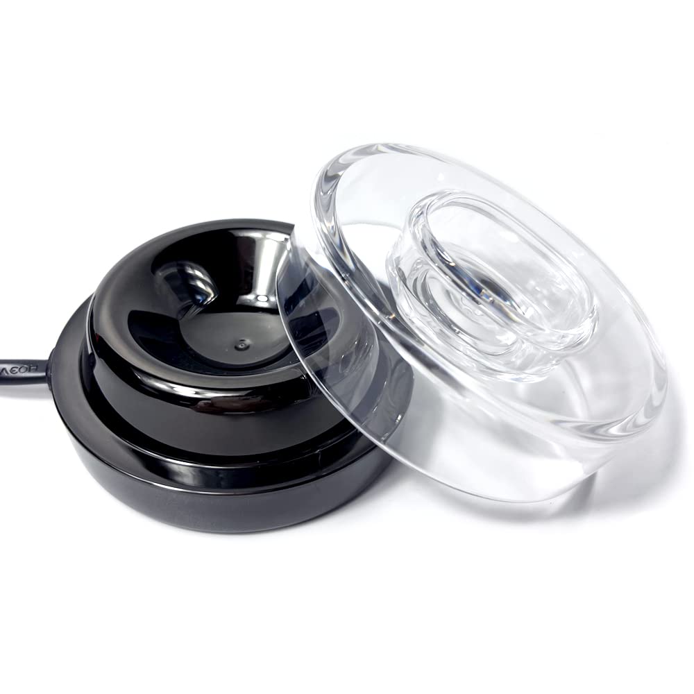 Front view of replacement Sonicare charger base with induction cover