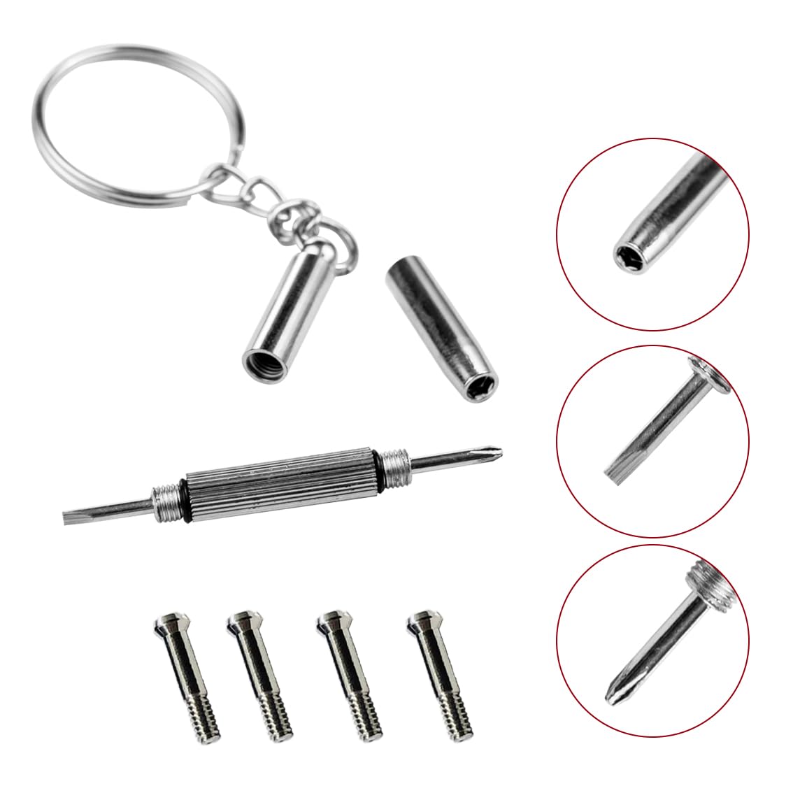 Replacement temple screws for Ray-Ban Wayfarer RB2140