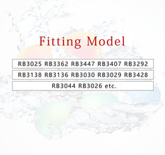 Temple tips compatible with Ray-Ban RB3025 and RB3026 models