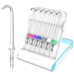 Tip storage case holding up to 6 Waterpik implant denture tips