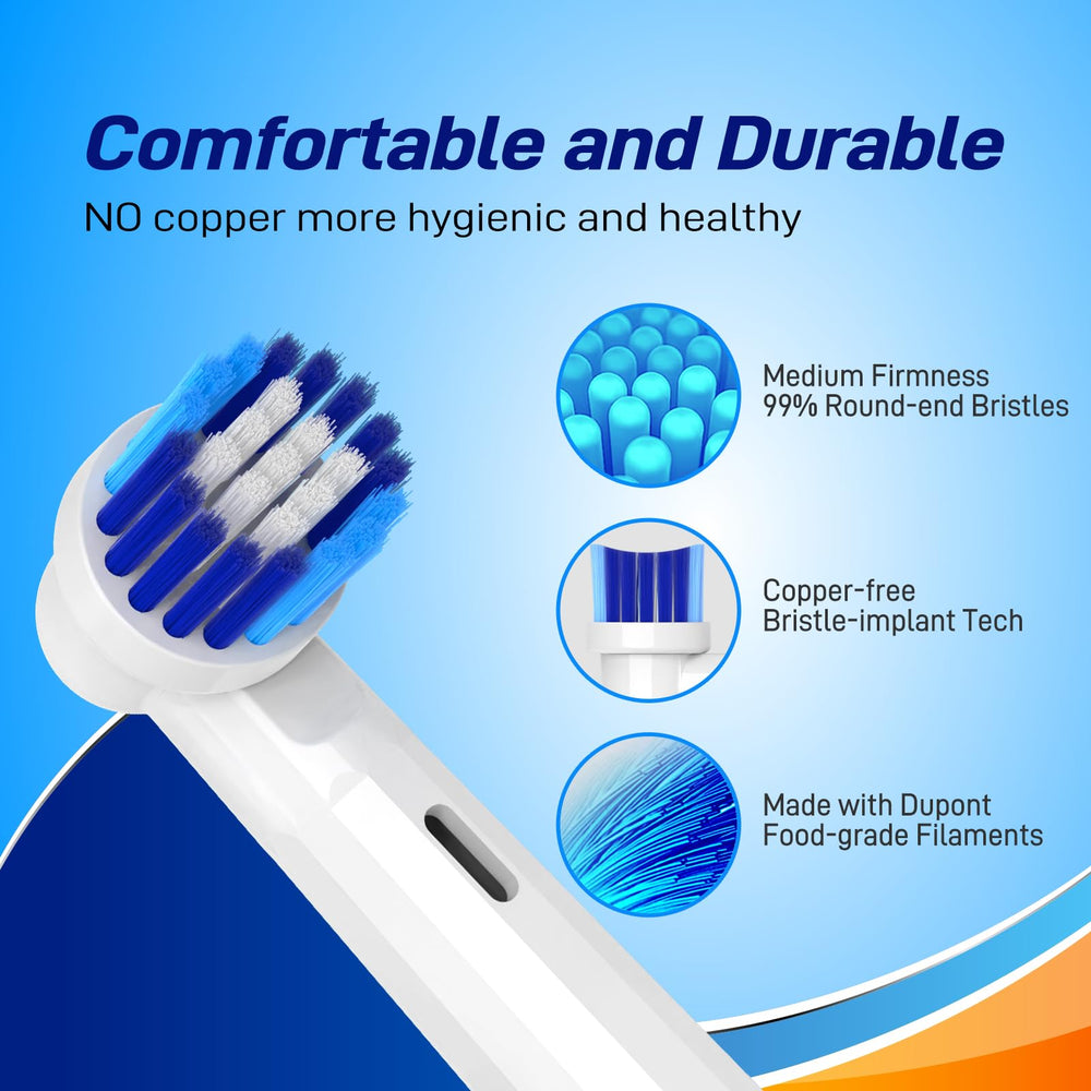 Heads compatible with Oral-B Braun Pro series including 500 to 8000
