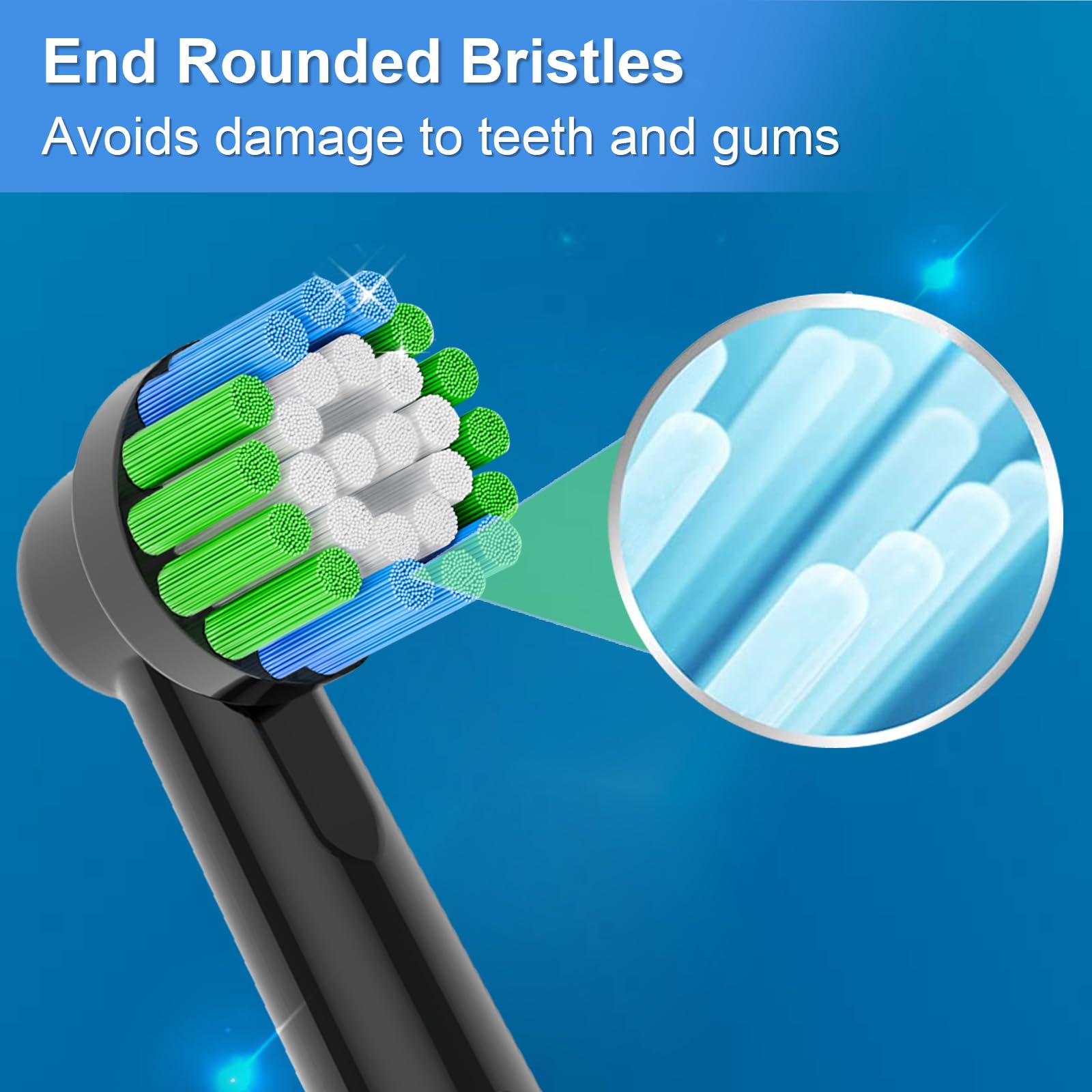 Oral-B replacement brush heads compatible with Pro, Genius, and ProfessionalCare lines