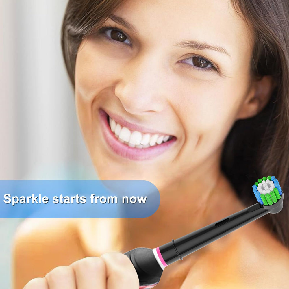 Customer service and 90-day warranty information for Oral-B replacement heads