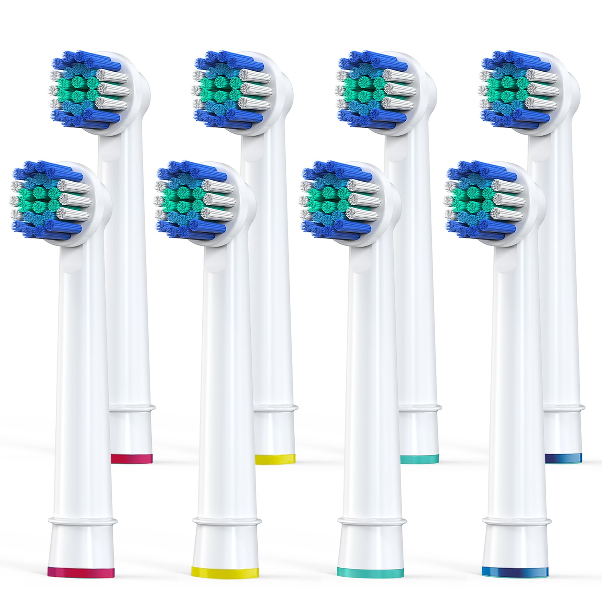 8-pack replacement toothbrush heads for Oral-B Braun electric toothbrushes