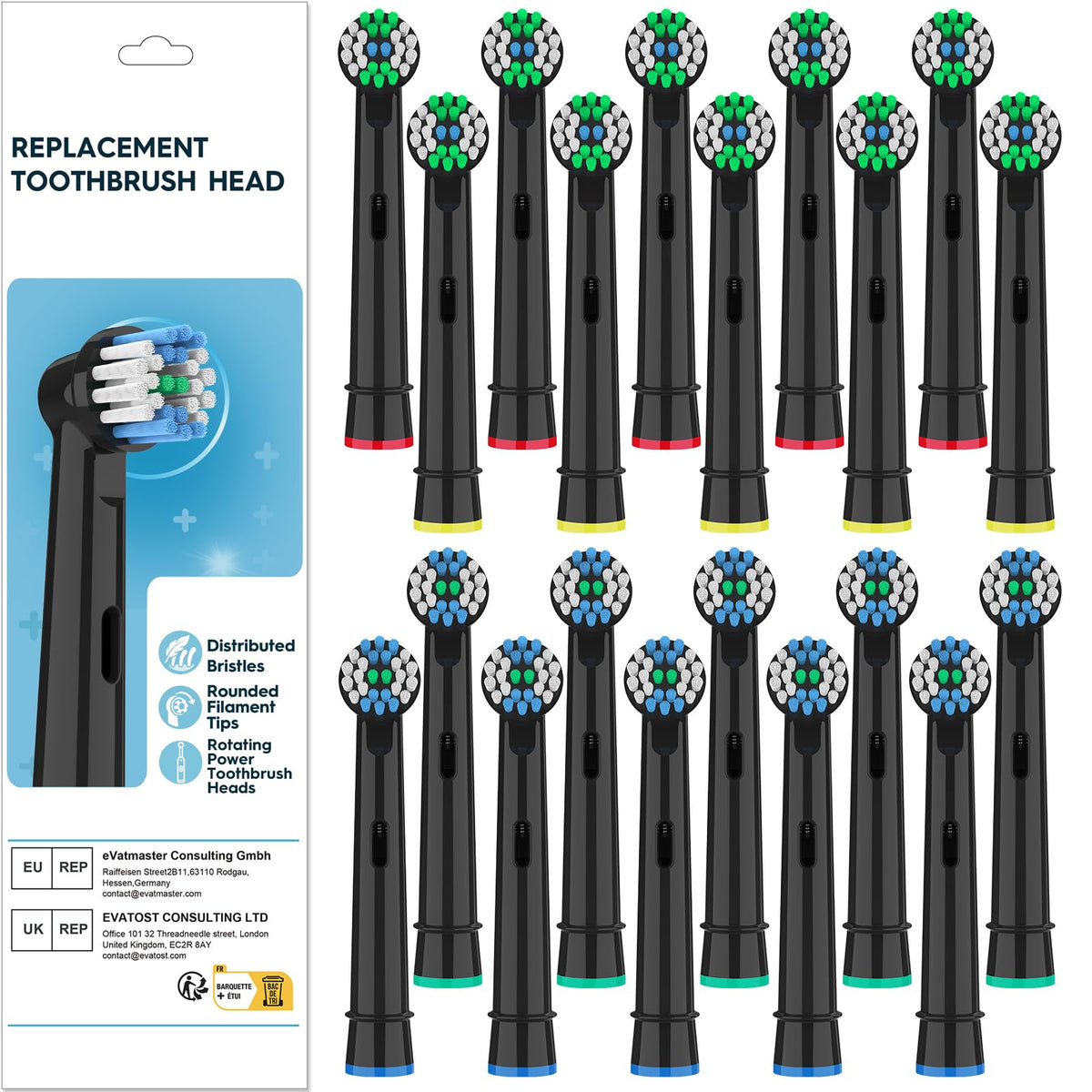 20-pack replacement toothbrush heads for Oral-B Pro 1000 in packaging