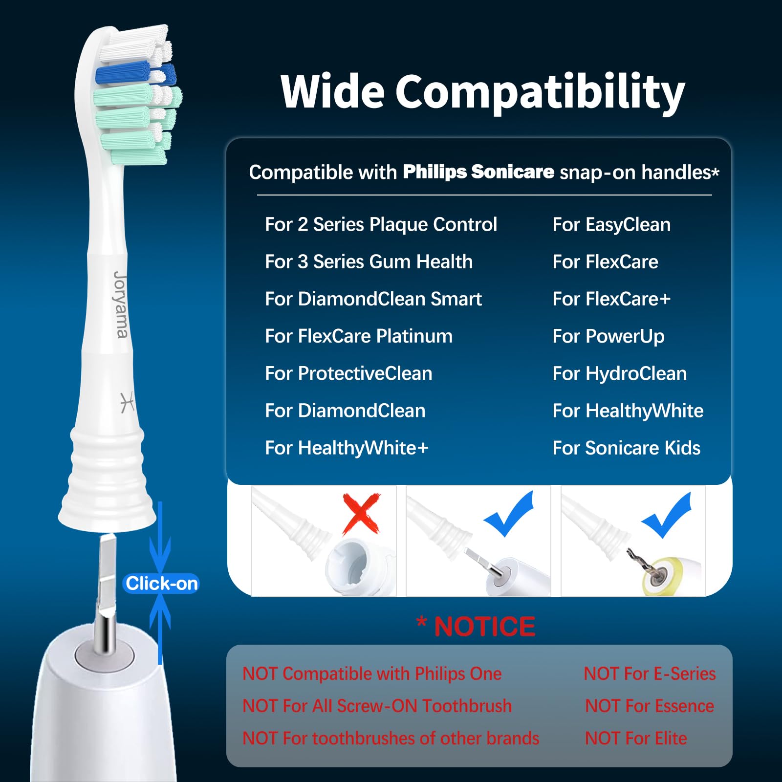 Replacement heads compatible with C2, C1, C3 and 4100 models