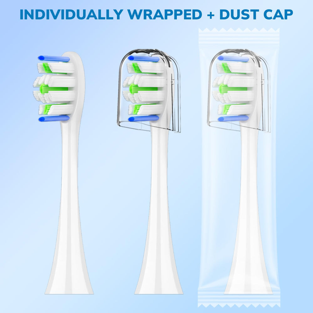Durable replacement heads for Philips Sonicare toothbrushes