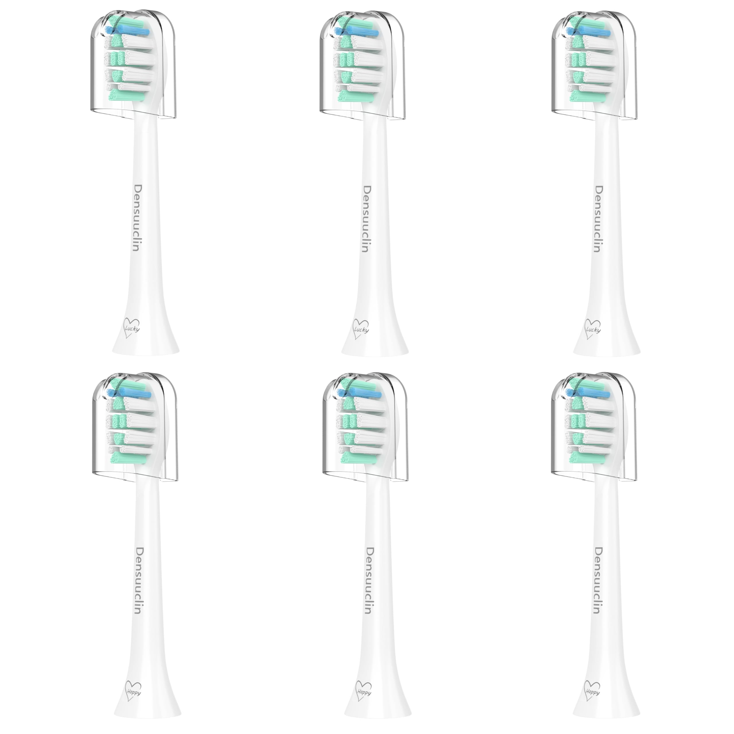 Densuuclin Philips Sonicare replacement heads compatible with models C1-C3 and more