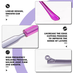 Replacement arm suitable for thin metal glasses and sunglasses