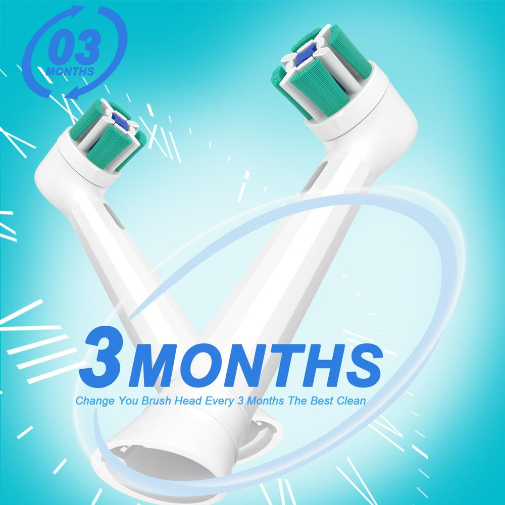 Packaging of eight Oral-B iO replacement heads with covers