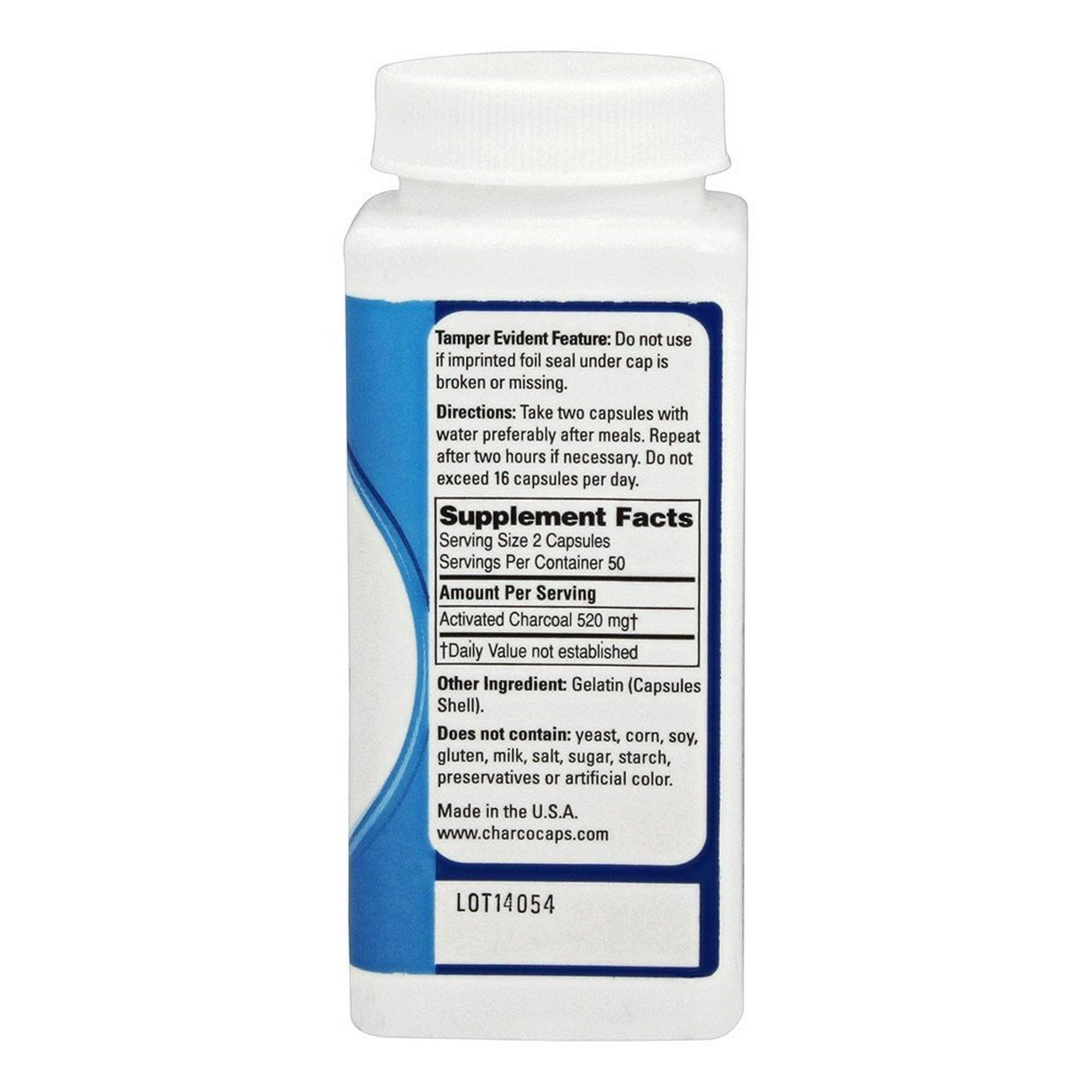 Requa Activated Charcoal 260 mg packaging