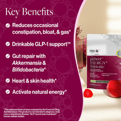 Digestive health and gut-friendly ingredients illustration