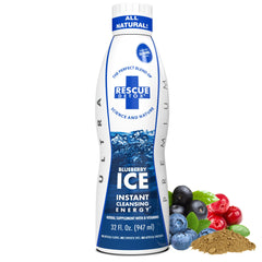 Rescue Detox ICE Blueberry bottle ready for a refreshing daily detox ritual.