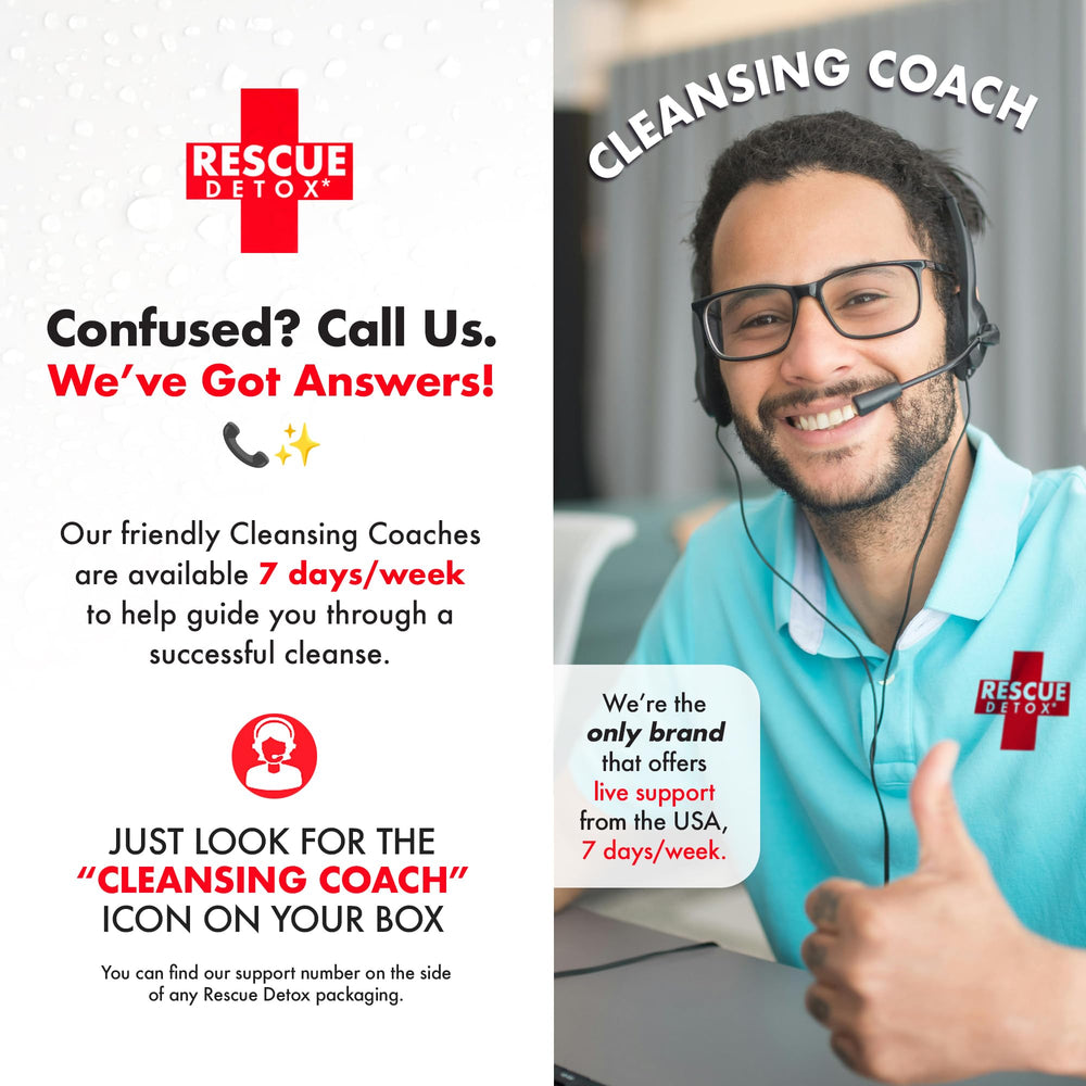 Rescue Detox ICE Shot marketing banner
