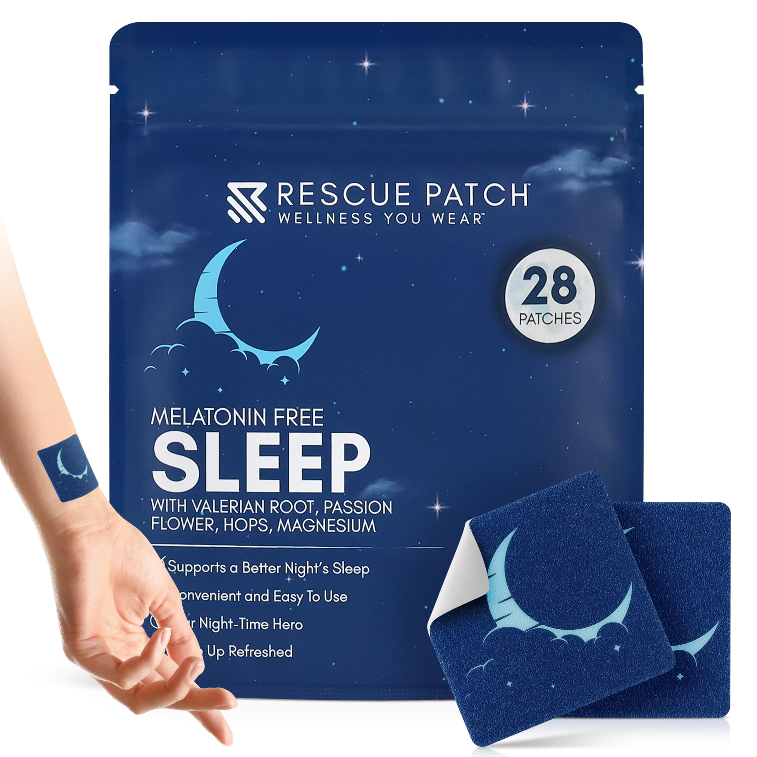Rescue Patch long-lasting formula for restful nights