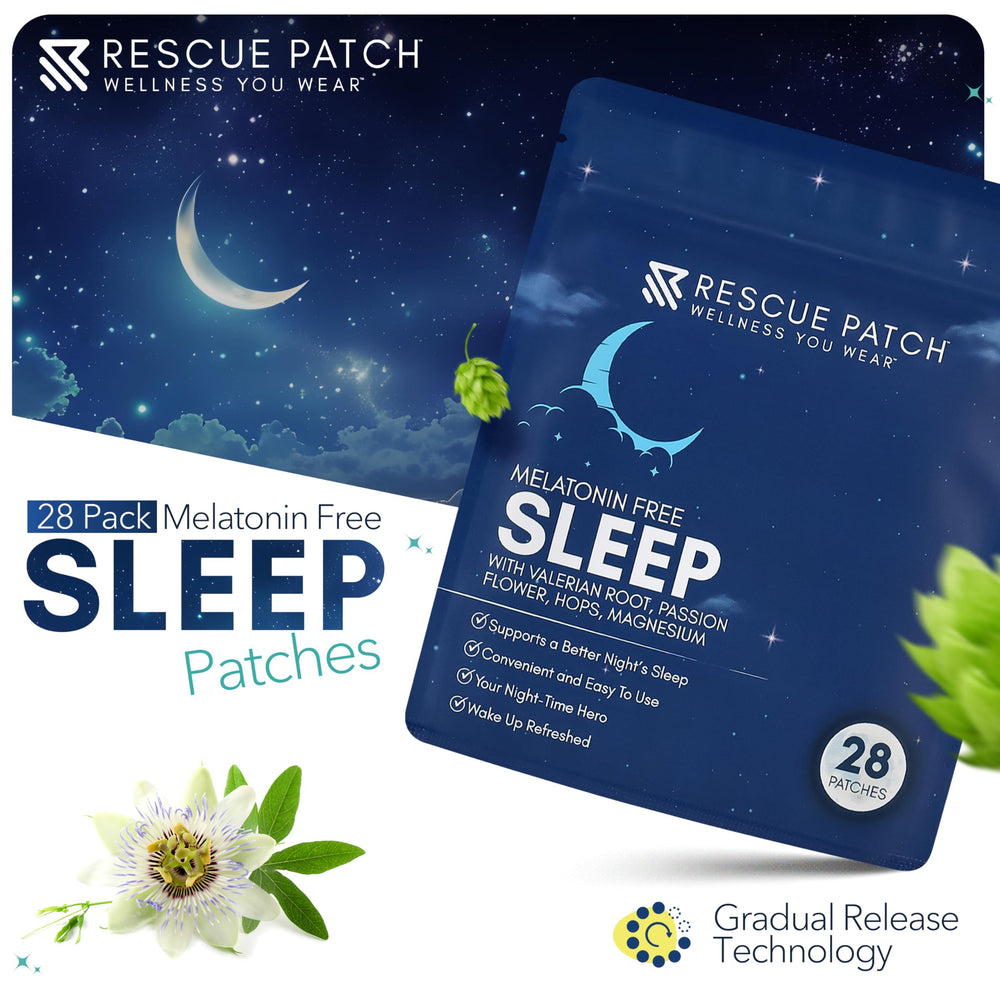 Overnight sleep support patch for deep rest