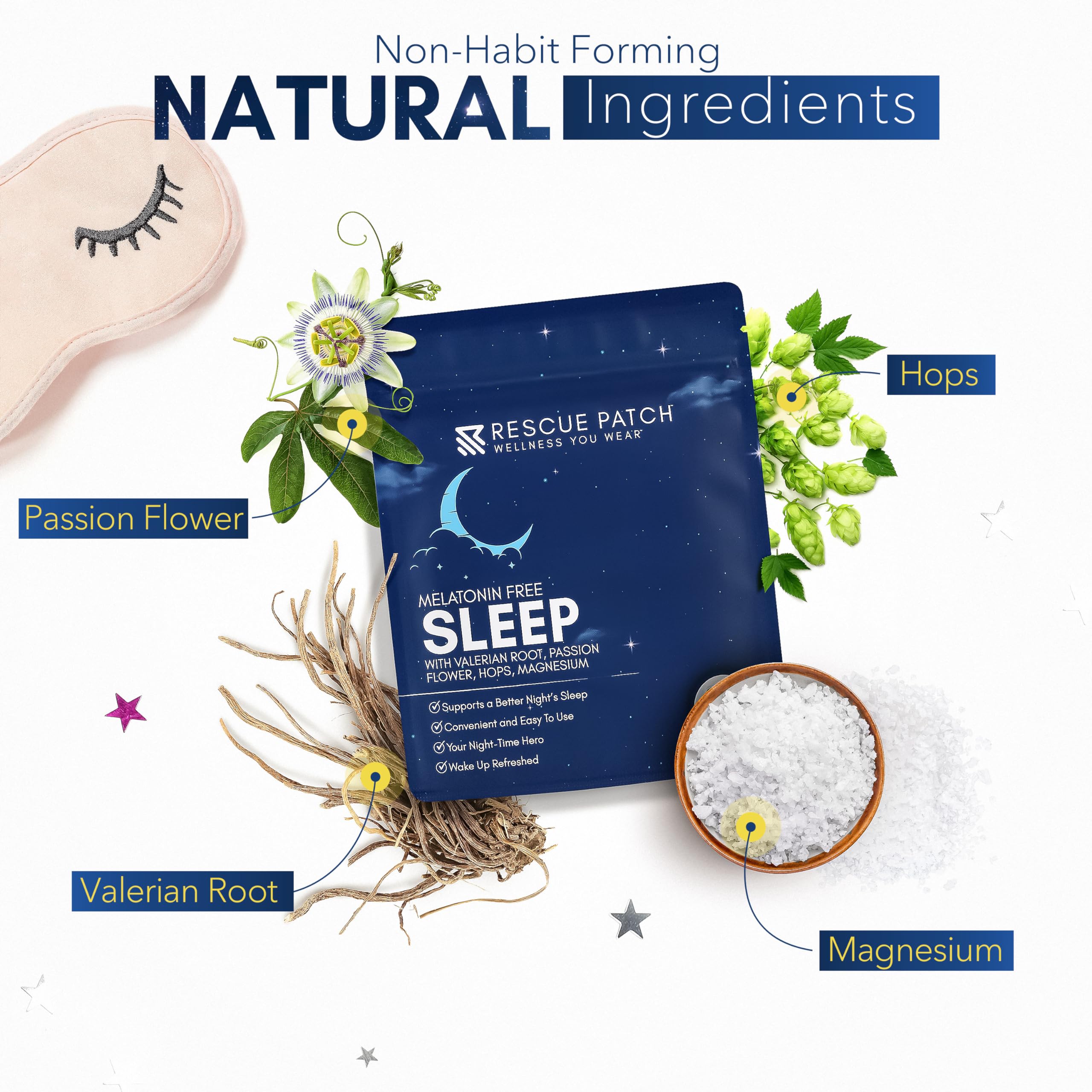Daily-use Rescue Patch sleep patch for natural sleep