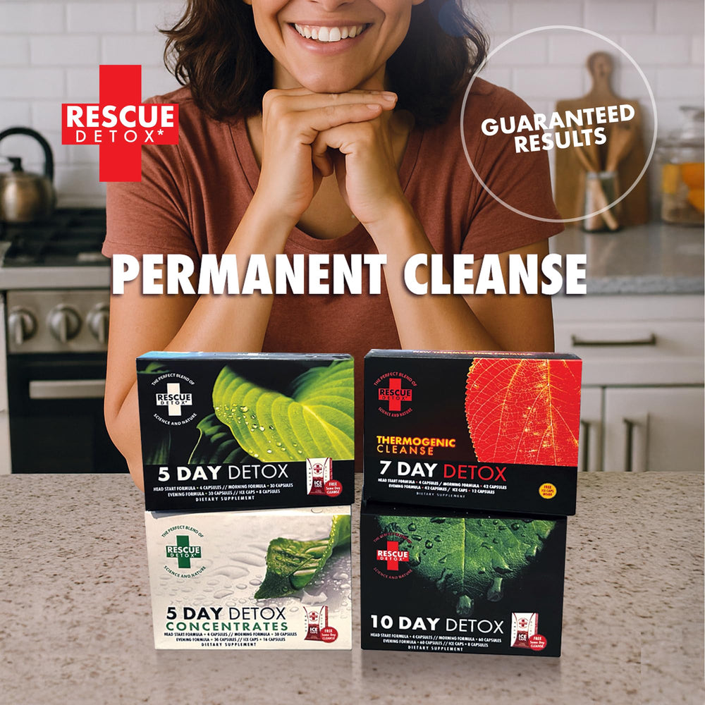 Rescue Detox Daily Routine use image suggesting simple 10-day plan.