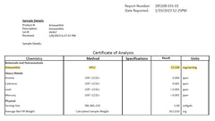 Close-up of Icelandic astaxanthin from Haematococcus pluvialis