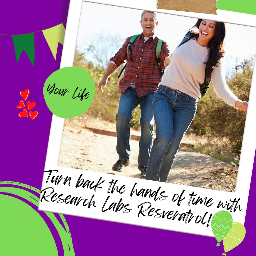 Two Resveratrol capsules displayed for serving size