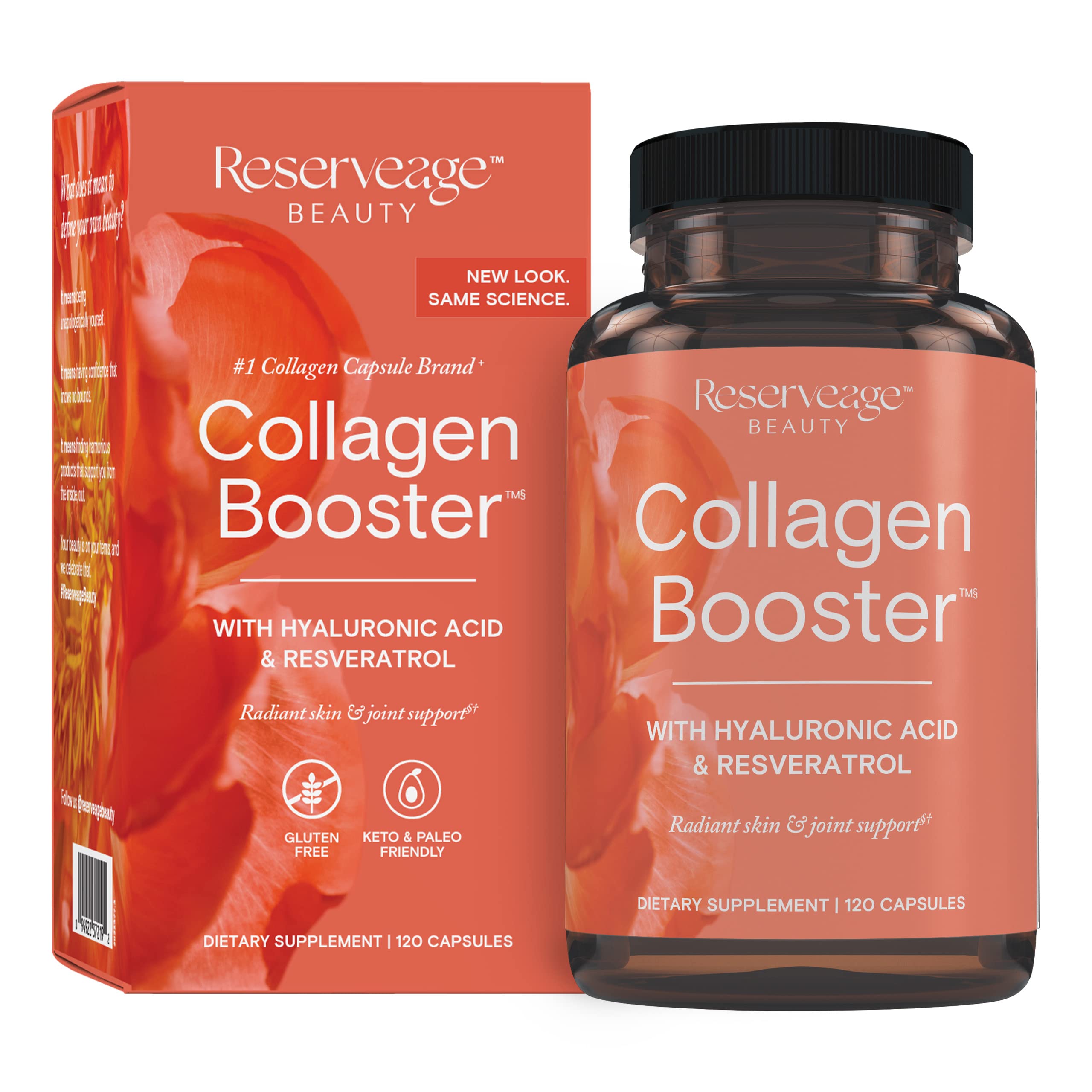 Reserveage Beauty Collagen Booster bottle front view