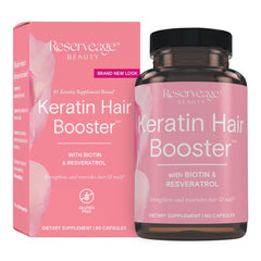 Reserveage Beauty Keratin Hair Booster bottle front