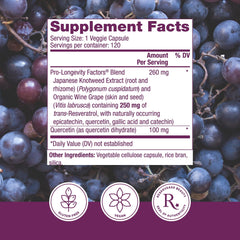 Back view of the bottle showing dosage information