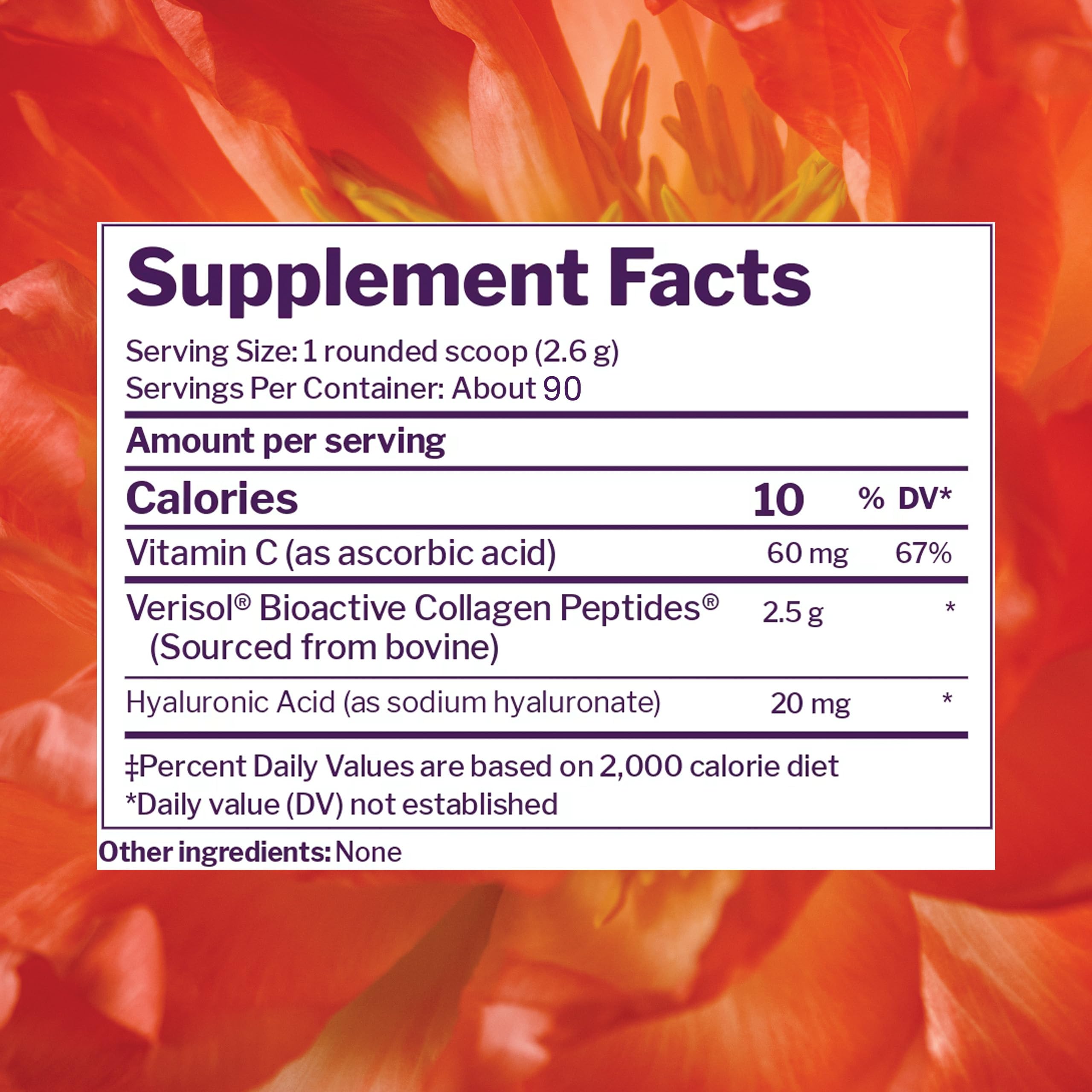 Collagen powder dissolves in liquid with no aftertaste