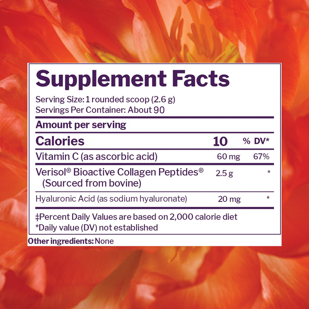 Collagen powder dissolves in liquid with no aftertaste
