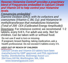 Front-facing Resonex Histamine Control product image