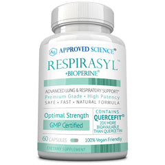 Approved Science Respirasyl bottle front label