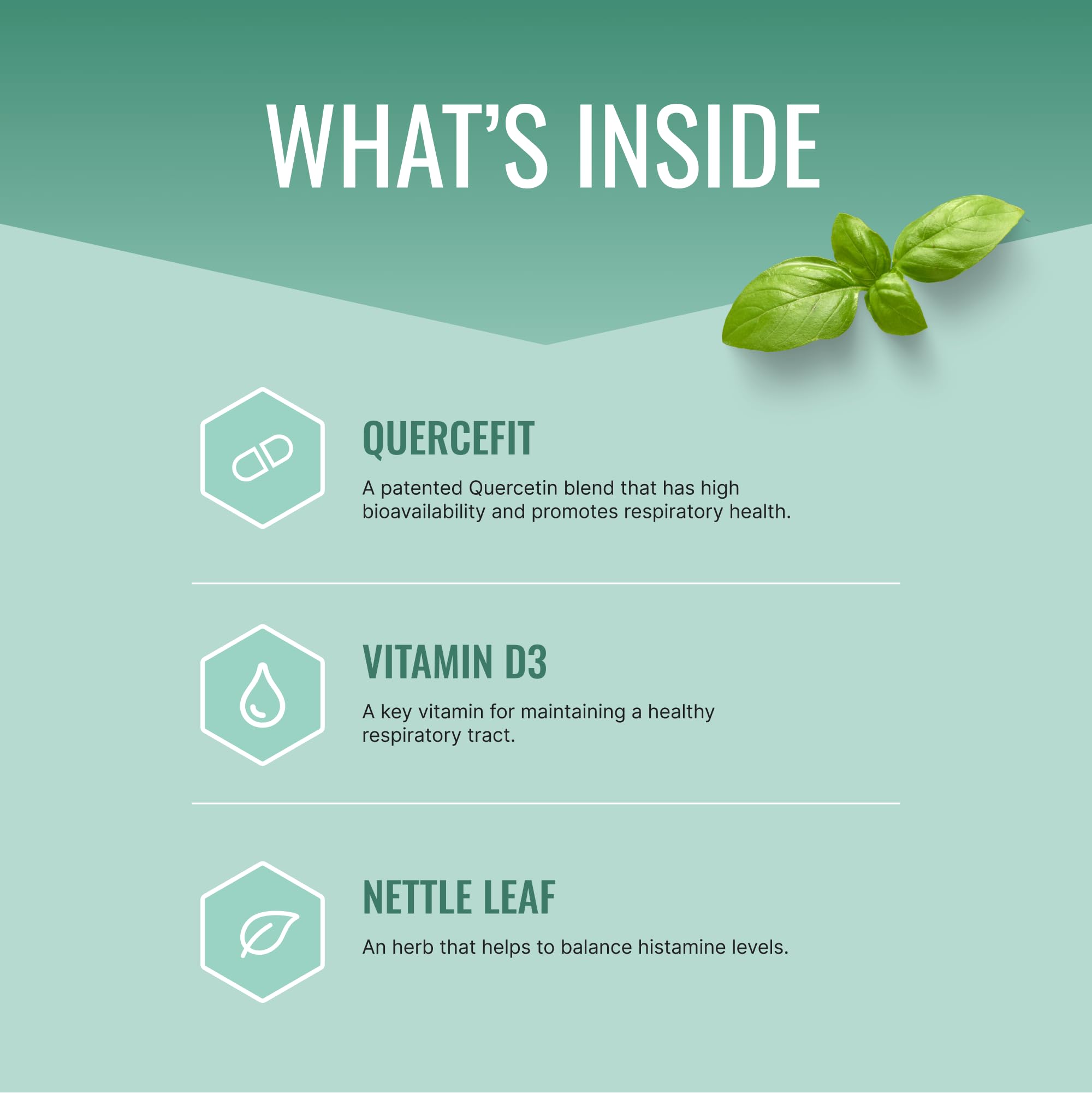 Respirasyl bottle with 60 capsules on white background