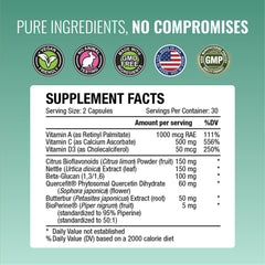 Packaging image showing BioPerine information on label