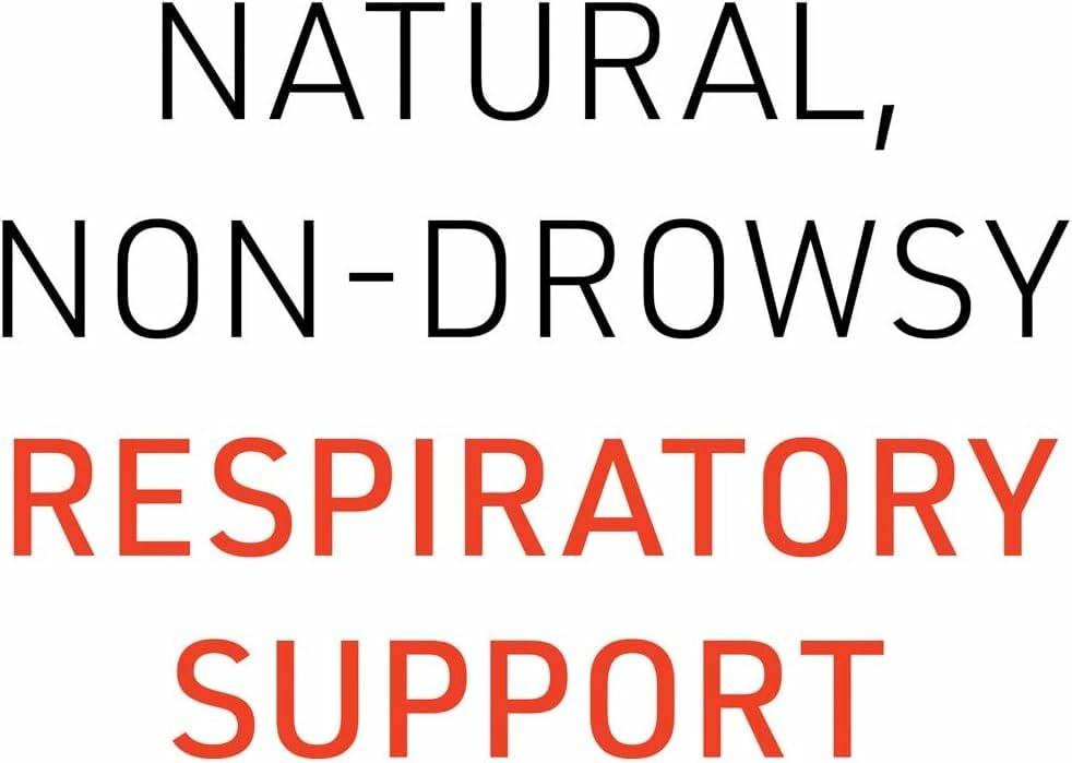 Front and back label of the respiratory health supplement