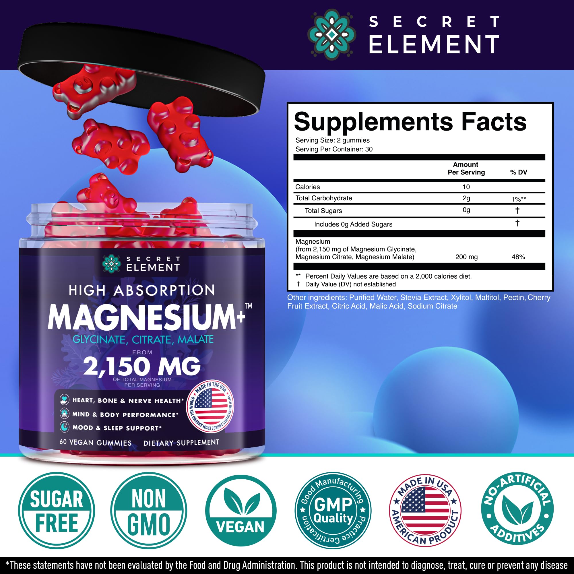 Gummies designed to promote restful sleep