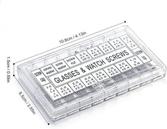 Close-up of screw caps and convex washers included in the kit